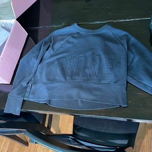 Womens Nike size small cropped sweatshirt